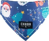 Ubranka dla psów - Chaba Chaba Chusta Świąteczna Do Obroży Dla Psa 16x12cm - miniaturka - grafika 1