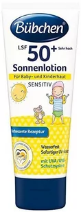 Bubchen Sensitive mleczko do opalania dla dzieci SPF50+ 100 ml - Balsamy i kremy do opalania - miniaturka - grafika 1