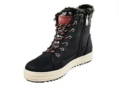 Śniegowce damskie - TOM TAILOR Damskie buty zimowe 9094702, czarny - czarny - 41 EU - miniaturka - grafika 1