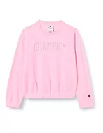 Bluzy dla dziewczynek - Champion Bluza dziecięca, uniseks, Różowa bawełna Candy (Ccpf), 5-6 Lat - miniaturka - grafika 1