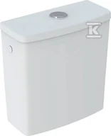 Inne akcesoria elektryczne - Spłuczka nasadzana Selnova Square, B36.5 cm, H39.5 cm, T16.5 cm, spłukiwanie dwudzielne, przyłącze wody z boku, obracana, do WC Rimfree - miniaturka - grafika 1