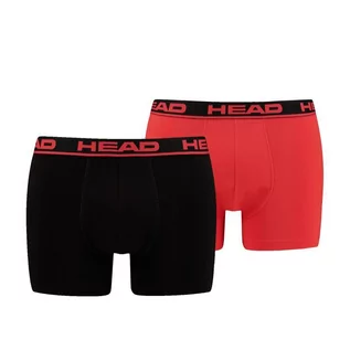 Majtki męskie - Bokserki męskie Head Basic Boxer 2 Pack - grafika 1