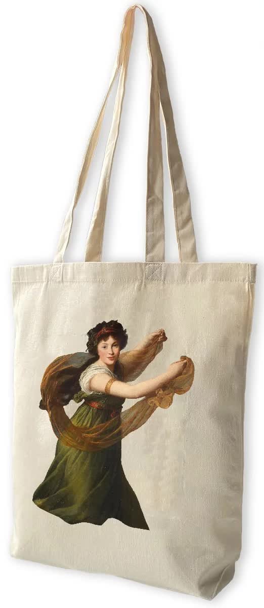 Torba bawełniana Portret Pelagii z Potockich Sapieżyny Élisabeth Vigée-Lebrun