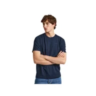 Koszulki męskie - PEPE JEANS KOSZULKA MĘSKA T-SHIRT CONNOR GRANATOWA r.M - miniaturka - grafika 1