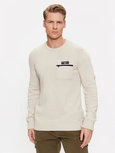 Aeronautica Militare Sweter 232MA1460L518 Écru Regular Fit - Swetry męskie - miniaturka - grafika 1