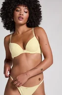 Biustonosze - Hunkemöller Biustonosz usztywniany z fiszbinami Pointelle Żółty - miniaturka - grafika 1