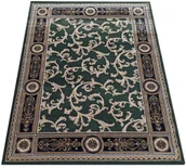 Dywany - Zielony wzorzysty dywan w klasycznym stylu E2-G77 - miniaturka - grafika 1
