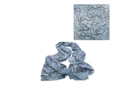 Apaszki i szaliki damskie - Szal - V. van Gogh, Kwitnący Migdałowiec, srebrny CARMANI - miniaturka - grafika 1