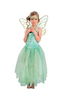 Stroje karnawałowe - Strój dla dzieci, wróżka, zielony, rozmiar 140 - miniaturka - grafika 1