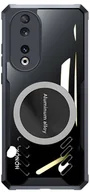 Etui i futerały do telefonów - Etui Magnetyczne Corner-X do Honor 90 5G, bezbarwne z czarną ramką - miniaturka - grafika 1