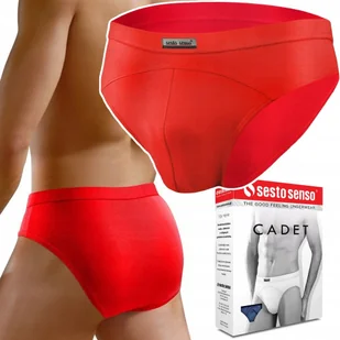 Majtki Slipy Męskie SESTO SENSO SM03 Klasyczne z Modalu Czerwone - XL - Majtki męskie Majtki Slipy Męskie SESTO SENSO SM03 Klasyczne z Modalu Czerwone - XL - Majtki męskie - miniaturka - grafika 1