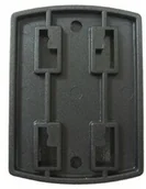 Uchwyty samochodowe do telefonów - BRODIT adapter montażowy w standardzie HR z dwoma otworami - miniaturka - grafika 1