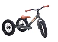 Rowerki biegowe - Pierwszy rowerek trójkołowy dziecięcy biegowy 2w1 szary matowy Trybike - miniaturka - grafika 1