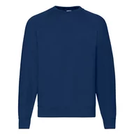 Bluzy męskie - Bluza męska Raglan Sweat Fruit of the Loom - Granatowy S - miniaturka - grafika 1