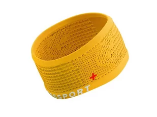 COMPRESSPORT Opaska na głowę HEADBAND ON/OFF v3 citrus - Czapki i chusty sportowe męskie - miniaturka - grafika 3