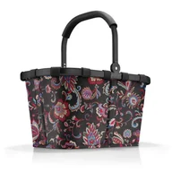 Torby i wózki na zakupy - Koszyk carrybag frame paisley black, Reisenthel - miniaturka - grafika 1