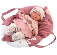 Lalki dla dziewczynek - Llorens Llorens 17432 Lalka bobas Mimi 42 cm z poduszką - miniaturka - grafika 1