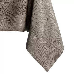 Obrus Gaia Cappuccino Tłoczony Roślinny 140x220 AmeliaHome - TCLOTH/AH/GAIA/BRD/CAPPUCCINO/140X220 - Obrusy i serwetki - miniaturka - grafika 1