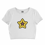 Koszulki i topy damskie - Bona Basics, Damski T-shirt basic, z nadrukiem cyfrowym, 100 bawełny, biały, swobodny, damski top, rozmiar: M, biały, M - miniaturka - grafika 1