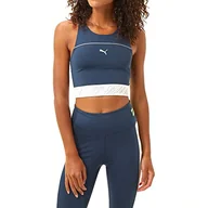 Koszulki i topy damskie - PUMA Run High Shine Crop koszulka damska bez rękawów, Puma biały, XL - miniaturka - grafika 1