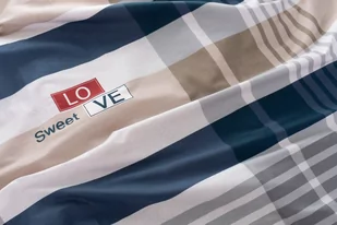 Pościel 160 x 200 3cz Satyna Bawełniana Dalia 14 - Pościel - miniaturka - grafika 4