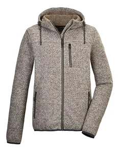 G.I.G.A. DX Męska kurtka polarowa/kurtka polarowa z kapturem GW 54 MN KNTFLC JCKT, oliwkowa brązowa, 4XL, 42275-000 - Kurtki męskie - miniaturka - grafika 1