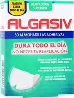 Higiena protez i aparatów ortodontycznych - Podkładki samoprzylepne Algasiv Denture Fixative Seals Uppers do utrwalający protezy zębowe 30 szt (8413853530006) - miniaturka - grafika 1