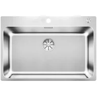 Zlewozmywaki - Blanco SOLIS 700-IF/A Stal szczotkowana korek auto. InFino PushControl 526127 526127 - miniaturka - grafika 1