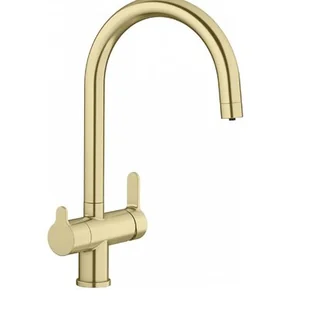 Blanco Bateria stojąca Trima Satin gold 526695 - Baterie kuchenne - miniaturka - grafika 1