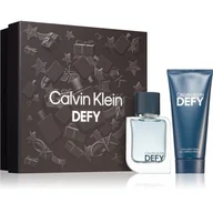 Zestawy perfum męskich - Calvin Klein Defy zestaw EDT 50 ml + żel pod prysznic 100 ml - miniaturka - grafika 1