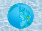 Piłki dla dzieci - Bestway kolorowa piłka plażowa lekka dmuchana 51cm kaktusy 31036 - miniaturka - grafika 1