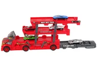 Samochody i pojazdy dla dzieci - AUTO DUŻE LAWETA Z WYRZUTNIĄ ROZKŁADANA 3- PIĘTROWA - miniaturka - grafika 1