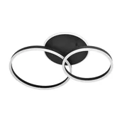 Lampy sufitowe - Plafon Roman czarny 3900 lm LED Sanico - miniaturka - grafika 1