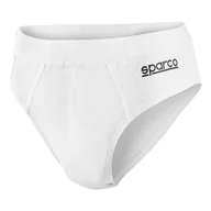 Odzież do sportów motorowych - Slipy męskie Sparco białe - bielizna osobista (FIA) - miniaturka - grafika 1