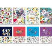 Szkolne artykuły papiernicze - Notatnik ozdobny 105x165/120K krat/lini/gładk FREH - miniaturka - grafika 1