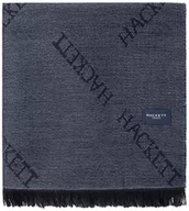 Apaszki i szaliki męskie - Hackett London Męski szalik Tonal Tossed Hackett, Niebieski (granatowy), Rozmiar uniwersalny - miniaturka - grafika 1