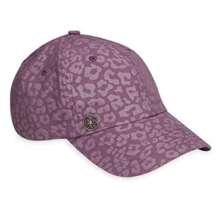 Gaiam Damska czapka z daszkiem Gaiam Classic Fitness Róża w lamparci Jeden rozmiar - Czapki damskie - miniaturka - grafika 1