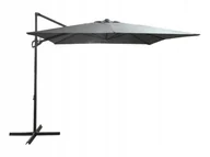 Parasole ogrodowe - Duży Solidny Rozkładany Regulowany Parasol Ogrodowy 250Cm Seattle C. Szary - miniaturka - grafika 1