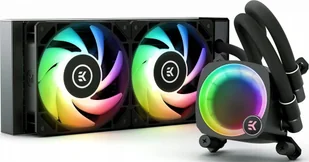 Chłodzenie wodne EKWB EKWB EK-Nucleus AIO CR240 Lux D-RGB 240mm, water cooling black - Chłodzenie wodne - miniaturka - grafika 1