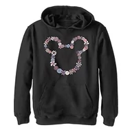 Bluzy dla chłopców - Disney Chłopięca bluza z kapturem Mickey Flow, czarny, L - miniaturka - grafika 1