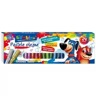 Kredki, ołówki, pastele i pisaki - Bambino  - Pastele olejne 24 kolory - miniaturka - grafika 1