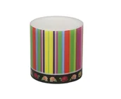 Świece - Świeczka folk średnia pasiak łowicki - miniaturka - grafika 1