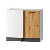 Szafki kuchenne - Szafka kuchenna narożna z jednym frontem dąb artisan W5-S73 - miniaturka - grafika 1