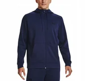 Bluzy męskie - BLUZA MĘSKA Z KAPTUREM SPORTOWA TRENINGOWA CIEPŁA FLEECE FZ UNDER ARMOUR - miniaturka - grafika 1