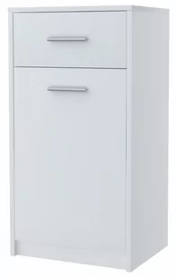 Komoda Szafka Bodo 1D1S Biała 1 Drzwi 1 Szuflada - Komody Komoda Szafka Bodo 1D1S Biała 1 Drzwi 1 Szuflada - Komody - miniaturka - grafika 1