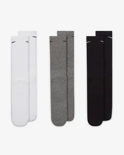 Skarpety długie NIKE Everyday Cotton Cushion 3 PAK sportowe - Skarpetki damskie - miniaturka - grafika 4