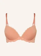 Biustonosze - Calvin Klein Biustonosz Push-Up Seductive Comfort Light beige - miniaturka - grafika 1