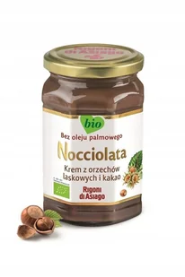 Krem Orzechy Laskowe I Kakao Nocciolata Bio 250 G Bez Oleju Palmowego - Słodkie kremy i masła - miniaturka - grafika 1