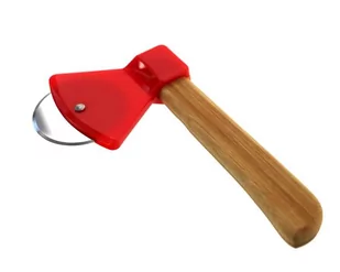 Kółko Nóż, Nożyk Do Krojenia Pizzy Siekierka - Siekacze tarki i szatkownice - miniaturka - grafika 1