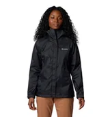 Kurtki damskie - Columbia Damska kurtka przeciwdeszczowa Arcadia 2, wodoodporna, czarna, L - miniaturka - grafika 1